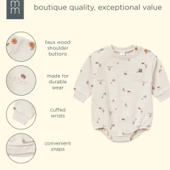 Baby Boys Buffalo Desert Bubble Romper