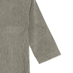 Baby Boys Dark Green Sherpa Collar Corduroy Romper