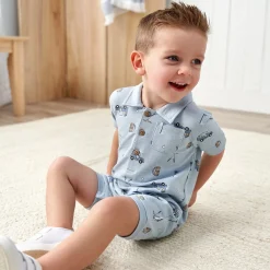 Baby Boys Golf Polo Romper