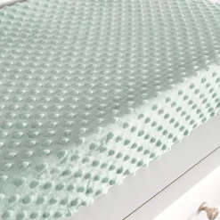 Baby Boys Green Dotted Changing Pad Cover