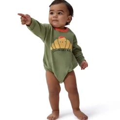 Baby Boys Legendary Rolls Sweatshirt Bubble Romper