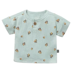 Baby Boys Lemon Henley Drop Shoulder Top