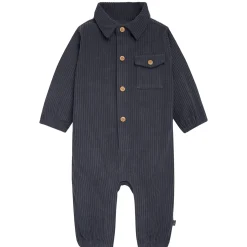 Baby Boys Navy Corduroy Romper