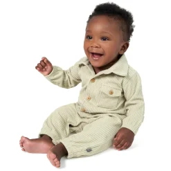 Baby Boys Sage Corduroy Romper