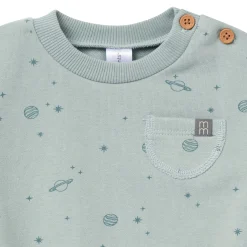 Baby Boys Slate Galaxy Bubble Romper