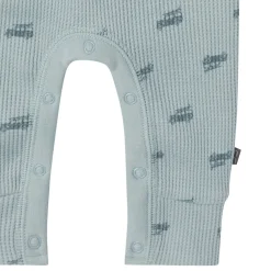 Baby Boys Teal Buggy Short Sleeve Long Leg Romper