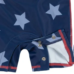 Baby Boys UPF 50+ Blue Stars Long Sleeve Rash Guard
