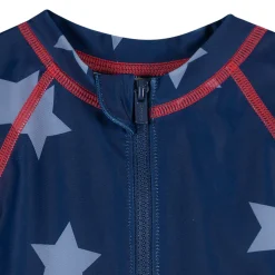 Baby Boys UPF 50+ Blue Stars Long Sleeve Rash Guard