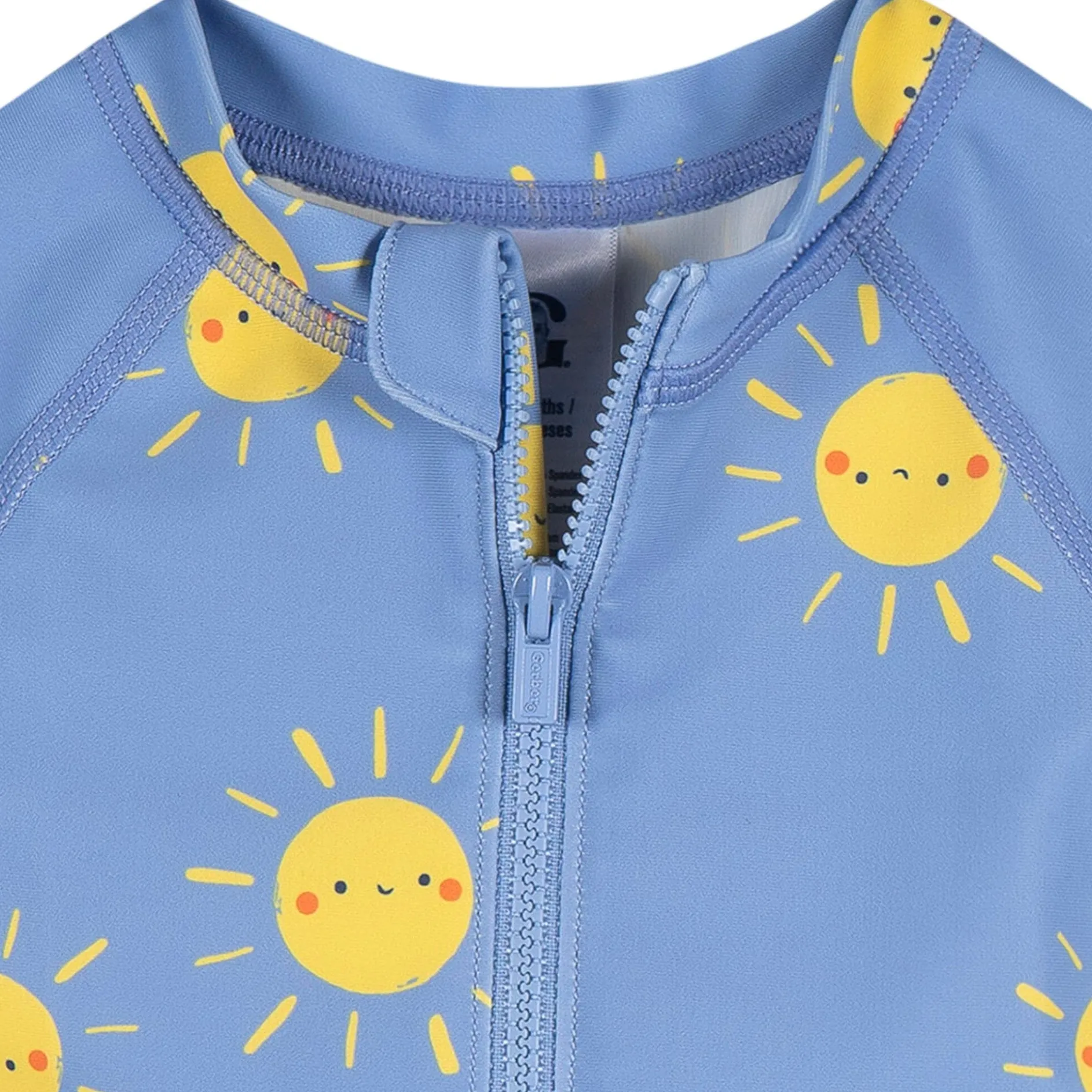 Baby Boys UPF 50+ Sunshine Smiles Long Sleeve Rash Guard