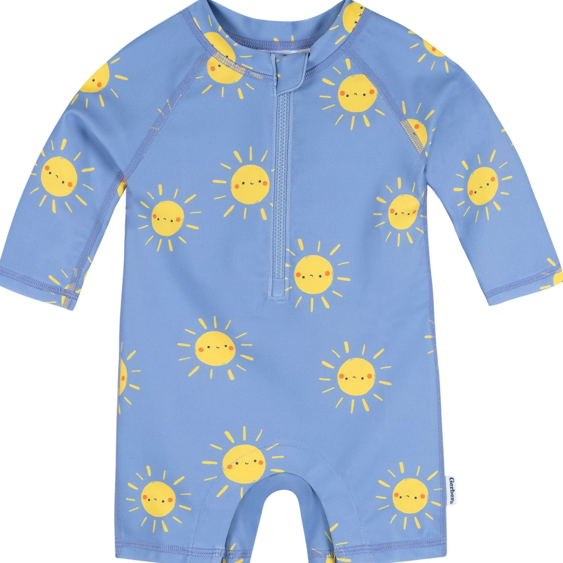 Baby Boys UPF 50+ Sunshine Smiles Long Sleeve Rash Guard