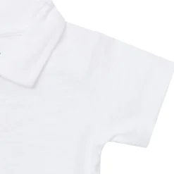 Baby Boys White Polo Bodysuit