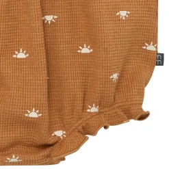 Baby Girls Brown Sun Bubble Romper