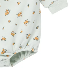 Baby Girls Fall Roses Bubble Romper