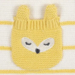 Baby Girls Fox Sweater Knit Romper
