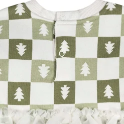 Baby Girls Green Trees Tulle Dress