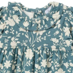 Baby Girls Heritage French Floral Ruffle Collar Romper