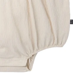 Baby Girls Ivory Lace Ruffle Bubble Romper
