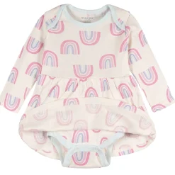 Baby Girls Ivory Rainbow Bodysuit Dress