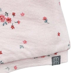 Baby Girls Light Pink Floral Cuffed Shorts
