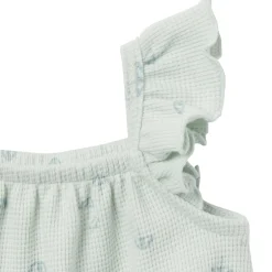 Baby Girls Light Sky Beach Umbrella Bubble Romper