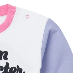 Baby Girls Main Character Sweatshirt Bubble Romper