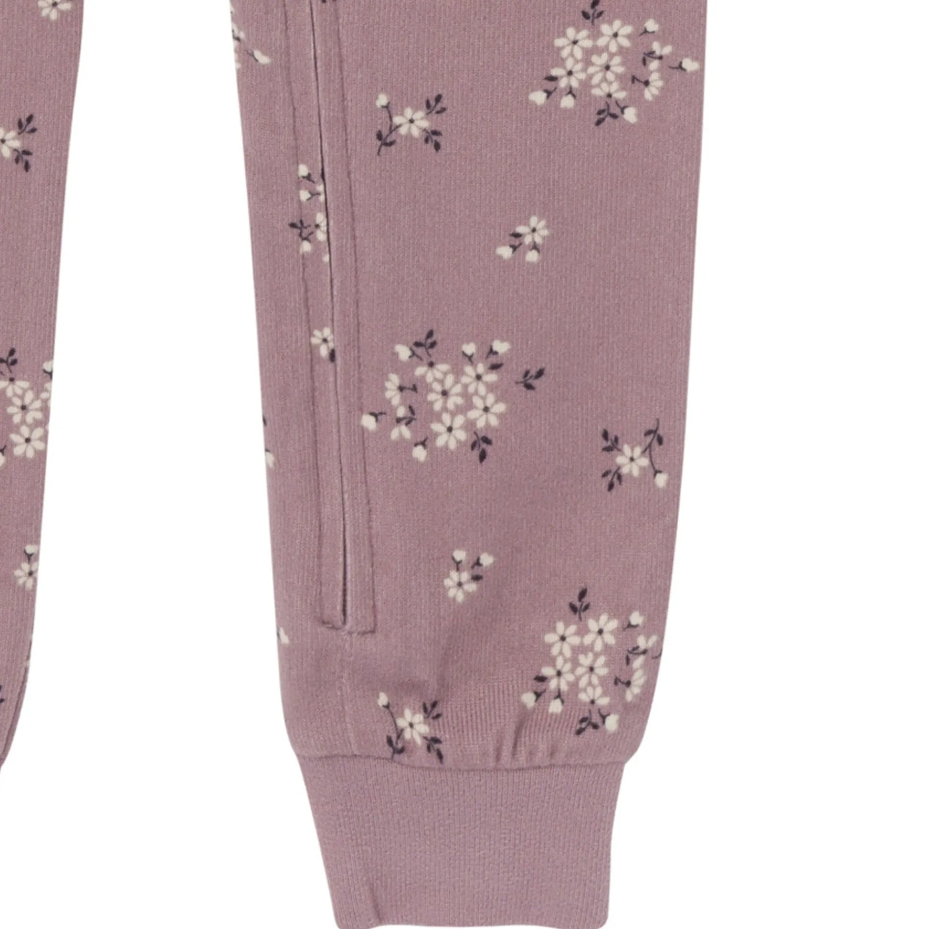 Baby Girls Medium Lilac Posies Hacci Footless Pajamas