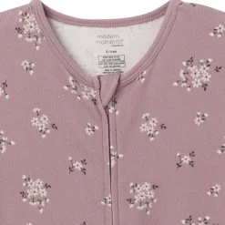 Baby Girls Medium Lilac Posies Hacci Footless Pajamas