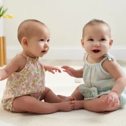 Baby Girls Ocean Bubble Romper