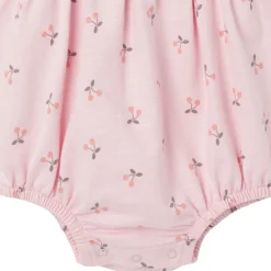Baby Girls Pink Cherries Romper