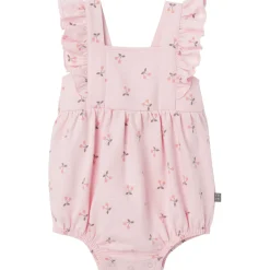 Baby Girls Pink Cherries Romper