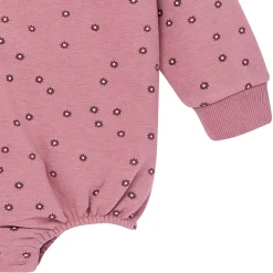 Baby Girls Pink Daisy Bubble Romper
