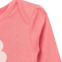 Baby Girls Pink Flower Bodysuit Dress