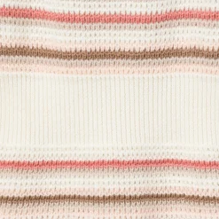 Baby Girls Pink Stripe Crochet Sunsuit Romper