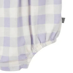 Baby Girls Purple Gingham Romper
