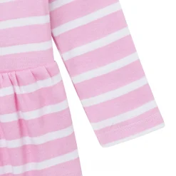 Baby Girls Purple Heart Bodysuit Dress