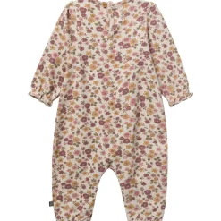 Baby Girls Rainy Day Floral Smocked Long Leg Romper