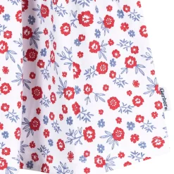 Baby Girls Red, White, & Blue Floral Dress