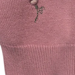 Baby Girls Rose Floral Embroidered Viscose Sweater