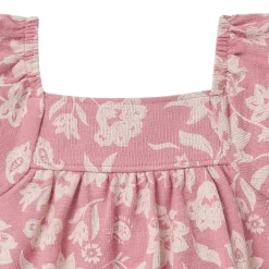 Baby Girls Rose Paisley Bubble Romper