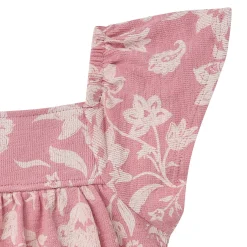 Baby Girls Rose Paisley Bubble Romper