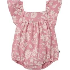 Baby Girls Rose Paisley Bubble Romper
