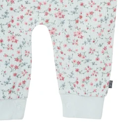 Baby Girls Sky Floral Waffle Slouch Romper