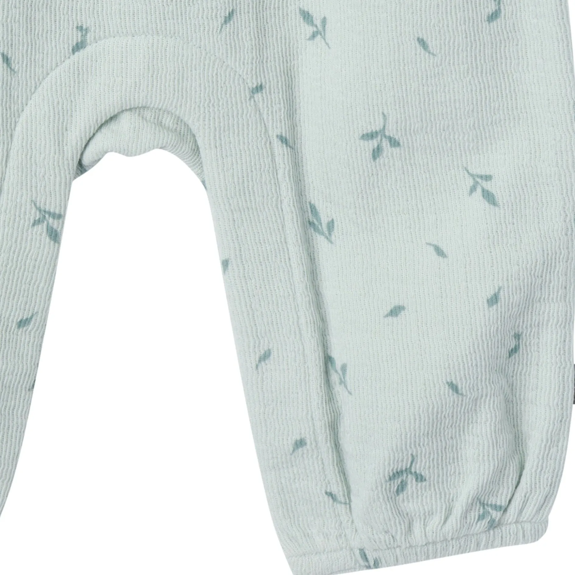 Baby Girls Sky Leaves Ruffles Long Leg Romper