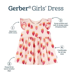 Baby Girls Strawberries Dress