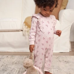 Baby Girls Tossed Flowers Romper