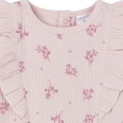 Baby Girls Tossed Flowers Romper