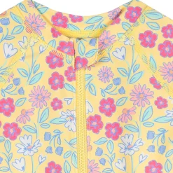 Baby Girls UPF 50+ Floral Long Sleeve Rash Guard