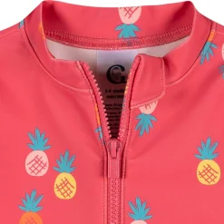 Baby Girls UPF 50+ Pink Pineapple Rash Guard