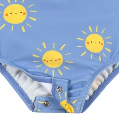 Baby Girls UPF 50+ Sunshine Smiles Rashguard Suit