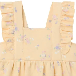 Baby Girls Yellow Floral Romper